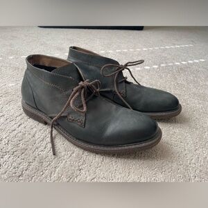 Lucky Brand Black Leather Chukka Boots